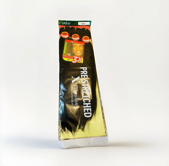 X-Pression Premium Ultra Braid 3X Pre-stretched Braids 52in 100% Kanekalon