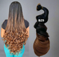 Rehob’elle French Curl Braiding Hair – Premium Synthetic Crochet Hair Extension